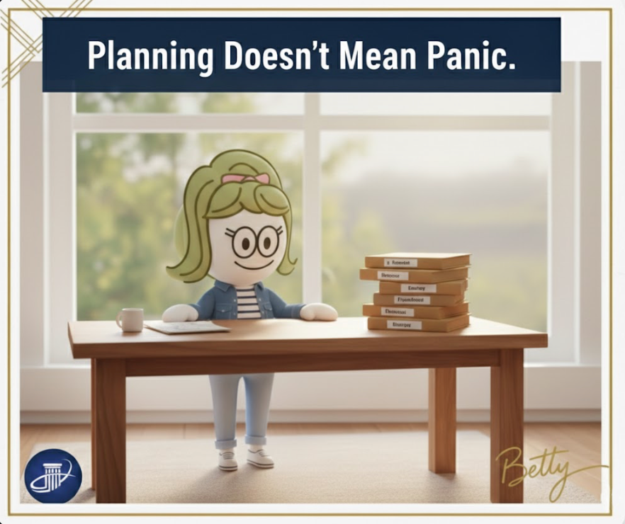 Pinterest pin: How to prepare for retirement without feeling morbid by reframing planning as empowerment