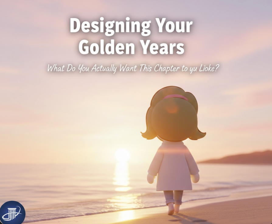 Pinterest pin: Designing your golden years with intention by choosing lifestyle, purpose, and weekly rhythms