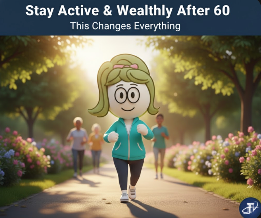 Pinterest pin: Staying active and engaged in retirement through purpose, movement, and social connection