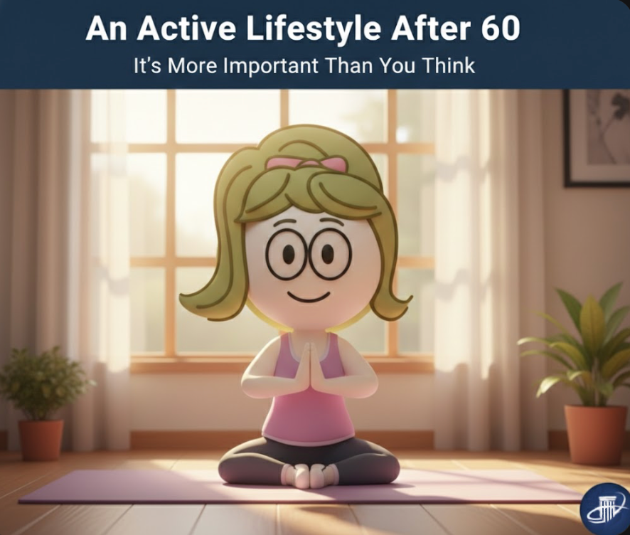 Pinterest pin: Retirement engagement guide for women covering physical activity, mental sharpness, and community