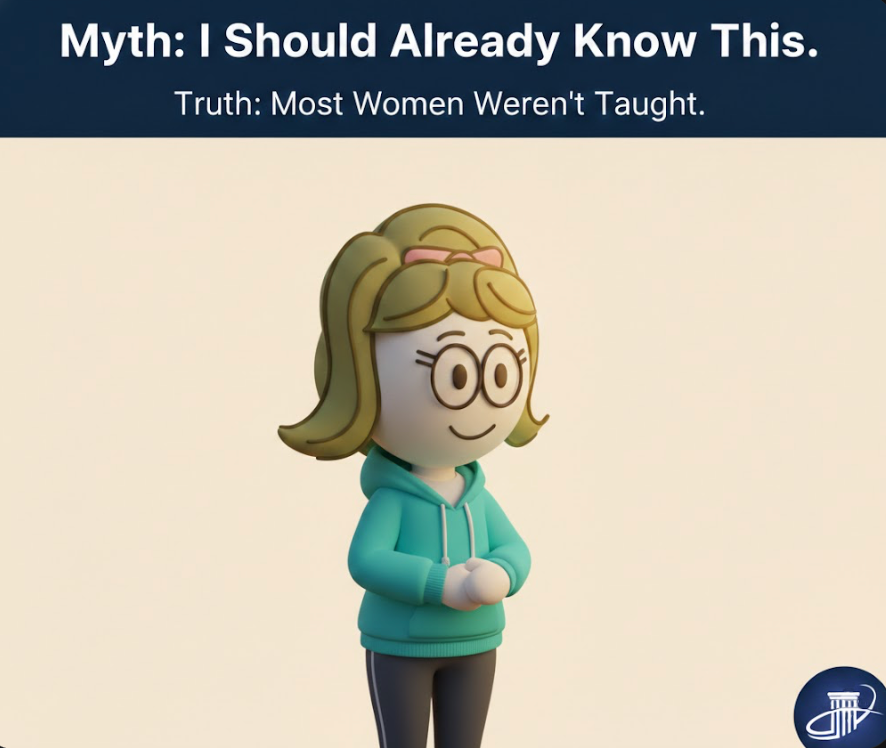 Pinterest pin: Retirement planning motivation for women over 55 with practical next steps from any starting point