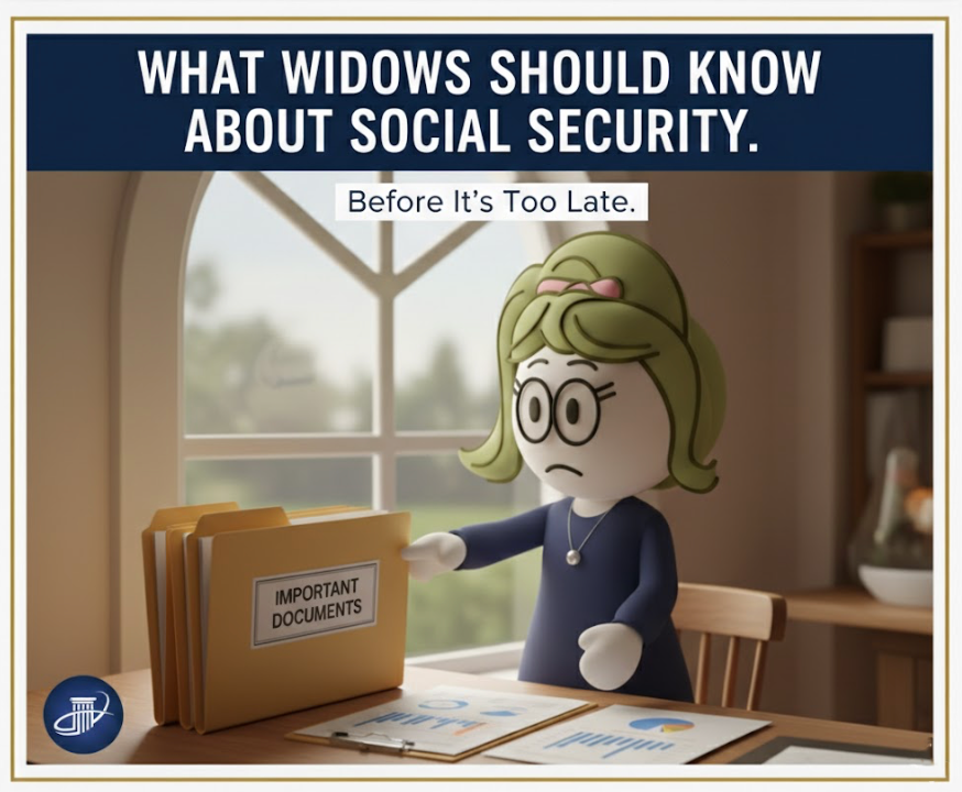 Pinterest pin: Social Security survivor benefits guide for widows with steps to take after losing a spouse